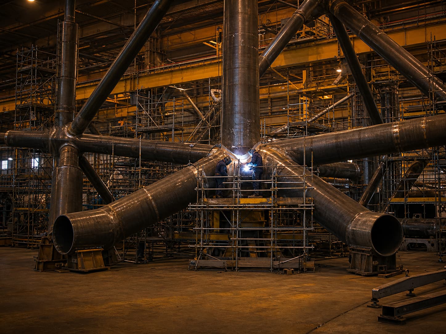 Offshore steel constructions