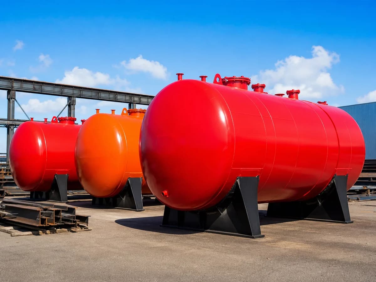 Horizontal steel storage tanks - product range image