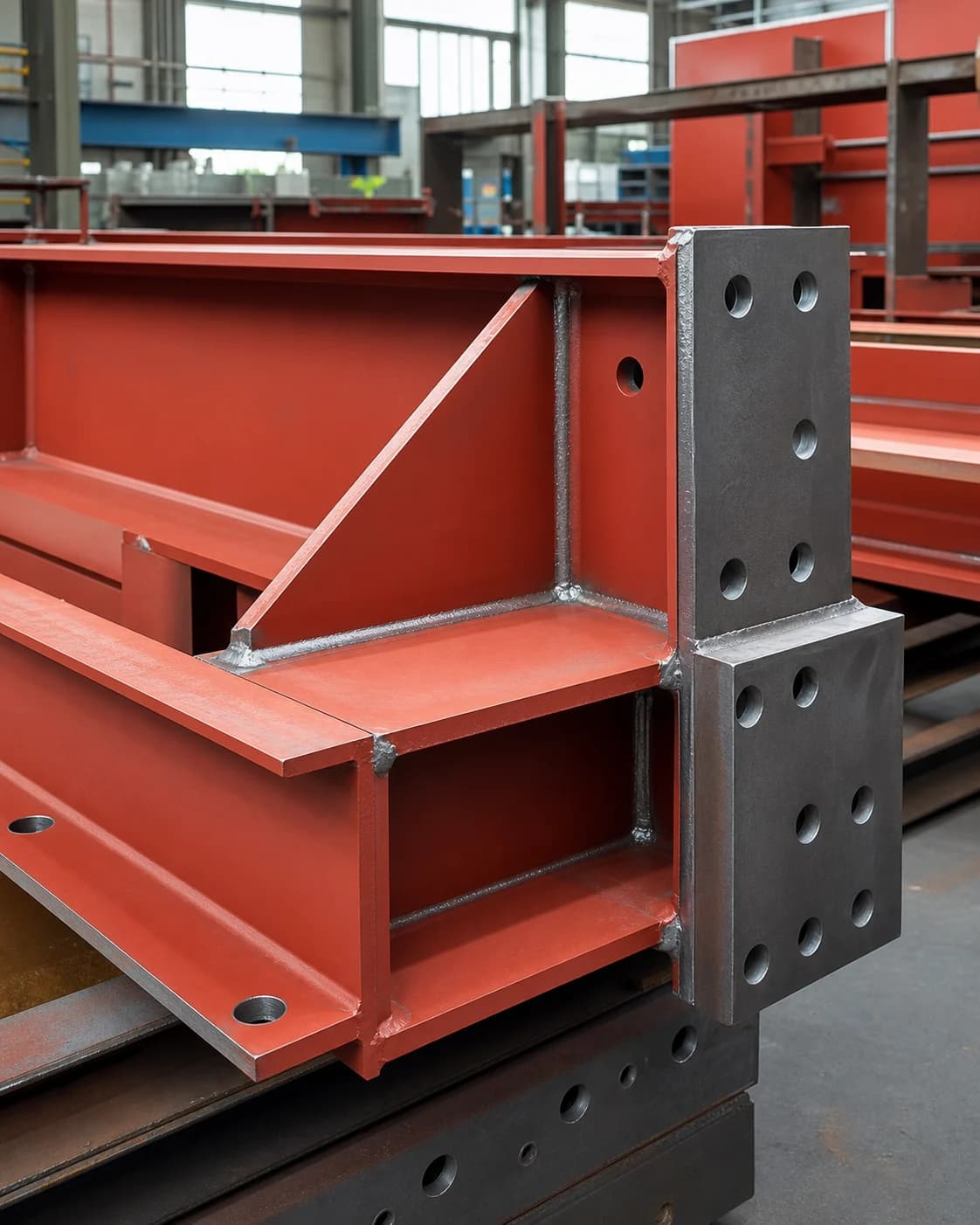 Welded steel structures